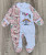 Чоловічок «Єдиноріжка» рожевий, дівчинка 3-6-9-12 місяців, фото
