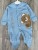 Чоловічок Kids Wear «Bear» блакитний, хлопчик 0-3-6 місяців, фото