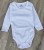 Боди DDH «Однотонный» белый, унисекс 0-3-6-9 месяцев, фото
