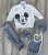 Комплект Dubilno "Mickey" графітовий, хлопчик 0-3 місяців, фото