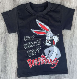 Футболка «Bugs Bunny» чорний, хлопчик 3-4-5-6-7-8 років