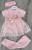 Комплект Findik «Метелики» персиковий, дівчинка 3-6 місяців, фото