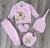 Комплект Findik «Бджілки» рожевий, дівчинка 3-6 місяців, фото