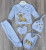 Комплект Findik «Ведмедик» блакитний, хлопчик 3-6 місяців, фото