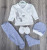 Комплект Findik "My elttee baby" сірий, хлопчик 3-6 місяців, фото