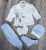 Комплект Findik "My elttee baby" блакитний, хлопчик 3-6 місяців, фото
