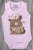 Боди Findik «Белочка» розовый, девочка 3-6-9-12 месяцев, фото
