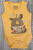 Боди Findik «Белочка» жёлтый, унисекс 3-6-9-12 месяцев, фото