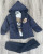 Костюм Dublino «Ведмедик Toy» темно-синій, хлопчик 6-9-12-18 місяців, фото
