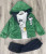 Костюм Dublino «Snoopy» зелёный, мальчик 6-9-12-18 месяцев, фото