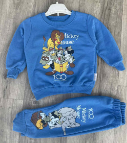 Костюм Mimiico «Mickey Mouse» синий, мальчик 9-12-18-24 месяцев