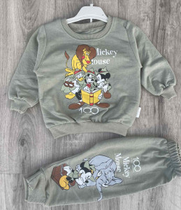 Костюм Mimiico "Mickey Mouse" хакі, хлопчик 9-12-18-24 місяців