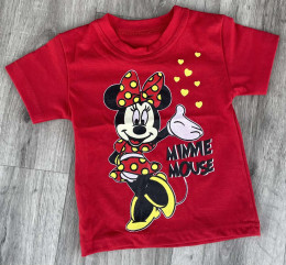 Футболка «Minnie Mouse» червоний, дівчинка 1-2-3-4-5 років