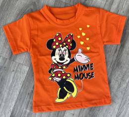 Футболка «Minnie Mouse» помаранчевий, дівчинка 1-2-3-4-5 років
