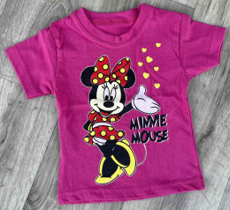 Футболка «Minnie Mouse» малиновий, дівчинка 1-2-3-4-5 років