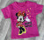 Футболка «Minnie Mouse» малиновый, девочка 1-2-3-4-5 лет, фото