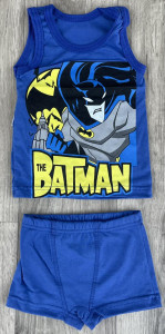 Комплект «Batman» синій, хлопчик 1-2-3-4-5 років