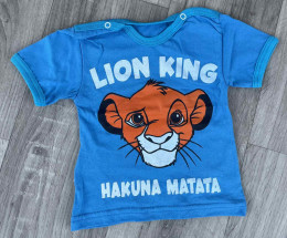 Футболка «Lion King» блакитний, хлопчик 6-9-12-18 місяців