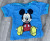 Футболка «Mickey» блакитний, хлопчик 6-9-12-18 місяців, фото