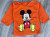 Реглан «Mickey» помаранчевий, хлопчик 6-9-12-18 місяців, фото