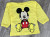 Реглан "Mickey" жовтий, хлопчик 6-9-12-18 місяців, фото