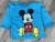 Реглан «Mickey» світло-блакитний, хлопчик 6-9-12-18 місяців, фото