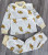 Піжама «Тигрики» молочний, хлопчик 1-2-3-4 роки, фото