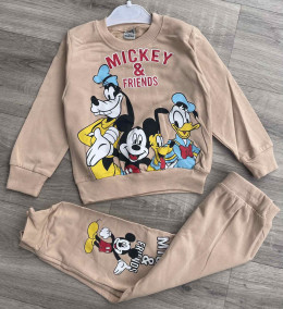 Костюм «Mickey&Friends» бежевый, мальчик 2-3-4-5 лет