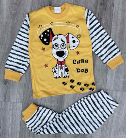 Піжама Supermini "Cute Dog" жовтий, хлопчик 1-2-3 роки