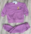 Костюм Bebesen «Квіточки» фіолетовий, дівчинка 2-3-4-5 років, фото