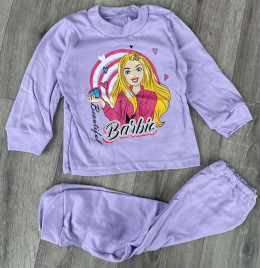 Пижама «Barbie» сиреневый, девочка 1-2-3-4-5 лет
