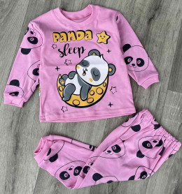 Пижама «Panda sleep» розовый, девочка 1-2-3-4-5 лет