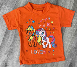 Футболка «Pony» помаранчевий, дівчинка 1-2-3-4-5 років