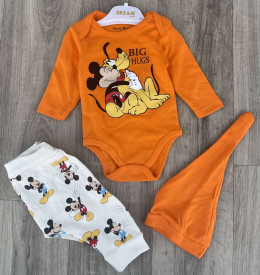 Комплект Dream «Mickey» помаранчевий, хлопчик 3-6-9-12 місяців