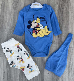 Комплект Dream «Mickey» синій, хлопчик 3-6-9-12 місяців