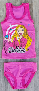 Комплект «Barbie» малиновий, дівчинка 1-2-3-4-5 років