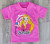 Футболка «Barbie» малиновий, дівчинка 1-2-3-4-5 років, фото
