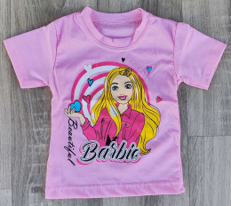 Футболка «Barbie» рожевий, дівчинка 1-2-3-4-5 років