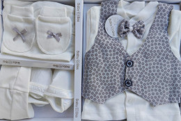 Комплект Baby Biss "Джентльмен" сірий, хлопчик 0-6 місяців