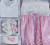 Комплект Baby Biss "Святковий" біло-рожевий, дівчинка 0-6 місяців, фото