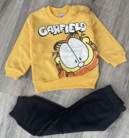 Костюм Nikuby «Garfield» жовтий, хлопчик 6-9-12 місяців