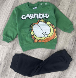 Костюм Nikuby «Garfield» зелений, хлопчик 6-9-12 місяців