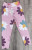 Лосіни Toprak Tekstil «Ромашка» рожевий, дівчинка 2-4-6-8-10 років, фото