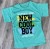 Футболка «New cool boy» бірюзовий, хлопчик 5-6-7-8 років, фото