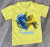 Футболка «З Україною у серці» жовтий, дівчинка 1-2-3-4-5 років, фото