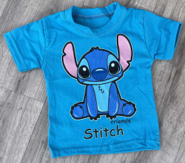 Футболка «Stitch» блакитний, хлопчик 1-2-3-4-5 років