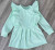 Платье «Рюши» бирюзовый, девочка 1-2-3-4 года, фото