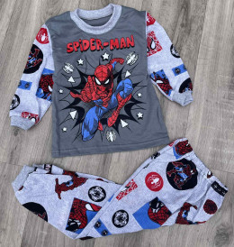 Піжама «Spider-man» сірий, хлопчик 2-3-4-5-6 років