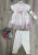 Комплект Findik «Крильця» молочно-рожевий, дівчинка 3-6 місяців, фото