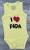 Боді Findik «I ❤️ Papa» жовтий, унісекс 3-6-9-12-18 місяців, фото
